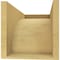Ekena Millwork 10"W x 20"D x 10"H Wide Huntington Rough Cedar Woodgrain TimberThane Corbel, Primed Tan CORUR10X20X10HUNRCPR - alternate 2